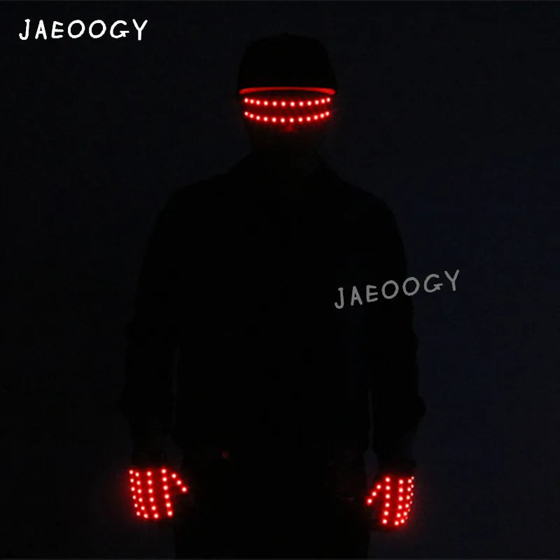JAEOOGY 004 LED Glasses & Gloves | Five Colours