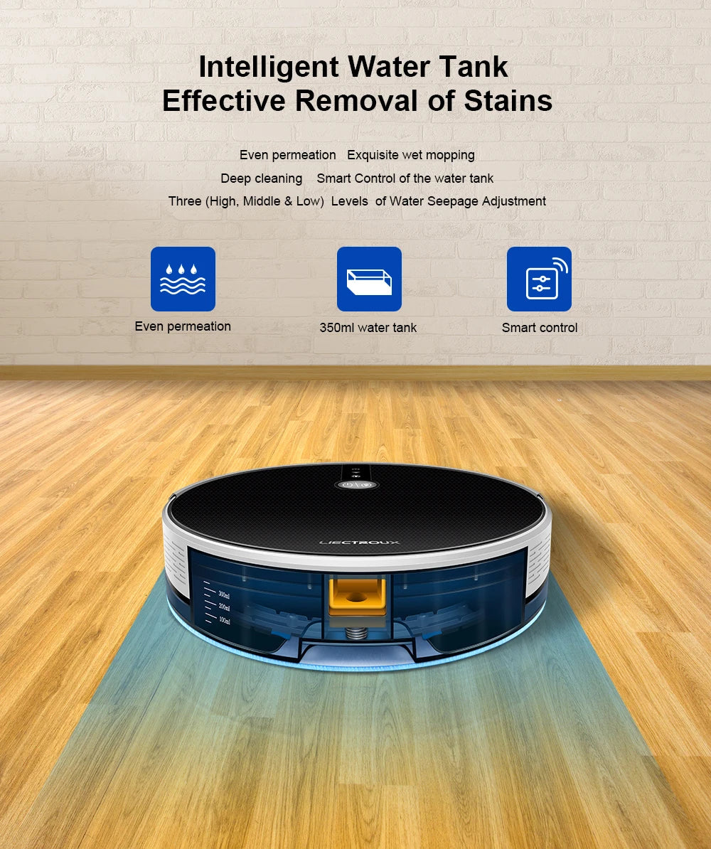 LIECTROUX/LILIN C30B Robot Vacuum Cleaner