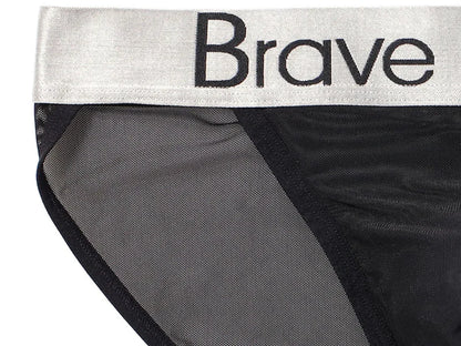 BRAVE PERSON Sexy Transparent Men's Briefs - Breathable Mesh Low-Waist Underwear for Ultimate Comfort