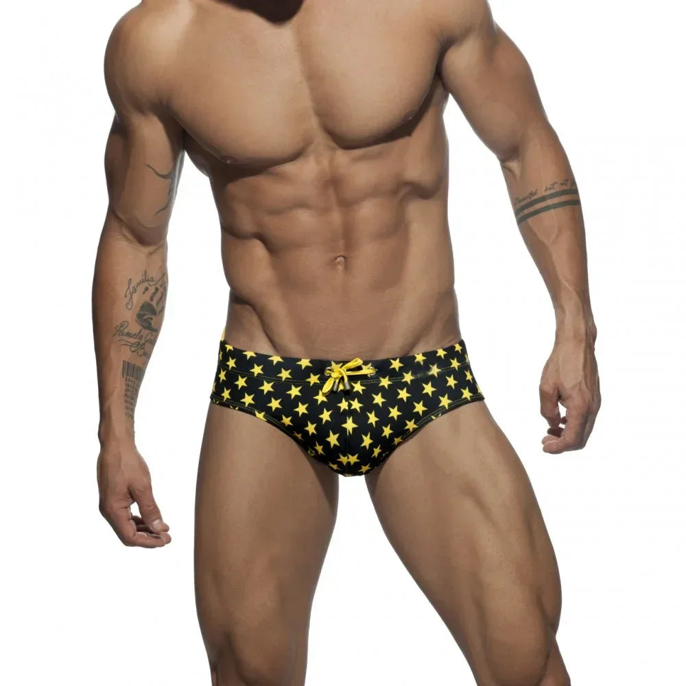 UXH Sexy Men's Low Waist Swim Briefs - ShopHub