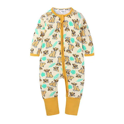 Kids Tales Everyday Wonder Cotton-Stretch Zip Baby Romper