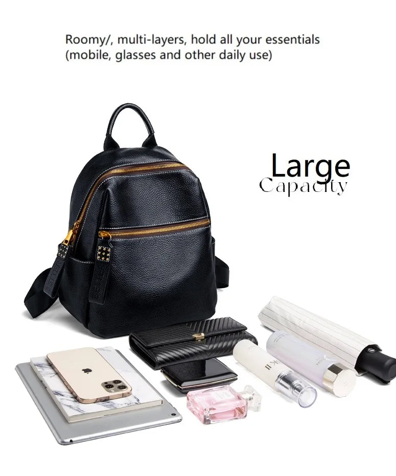 ZOOLER Top Sell Genuine leather Backpack Women Real Leather Travel Bags Style Backpack Soft Skin Female School Girl  Bags MY113