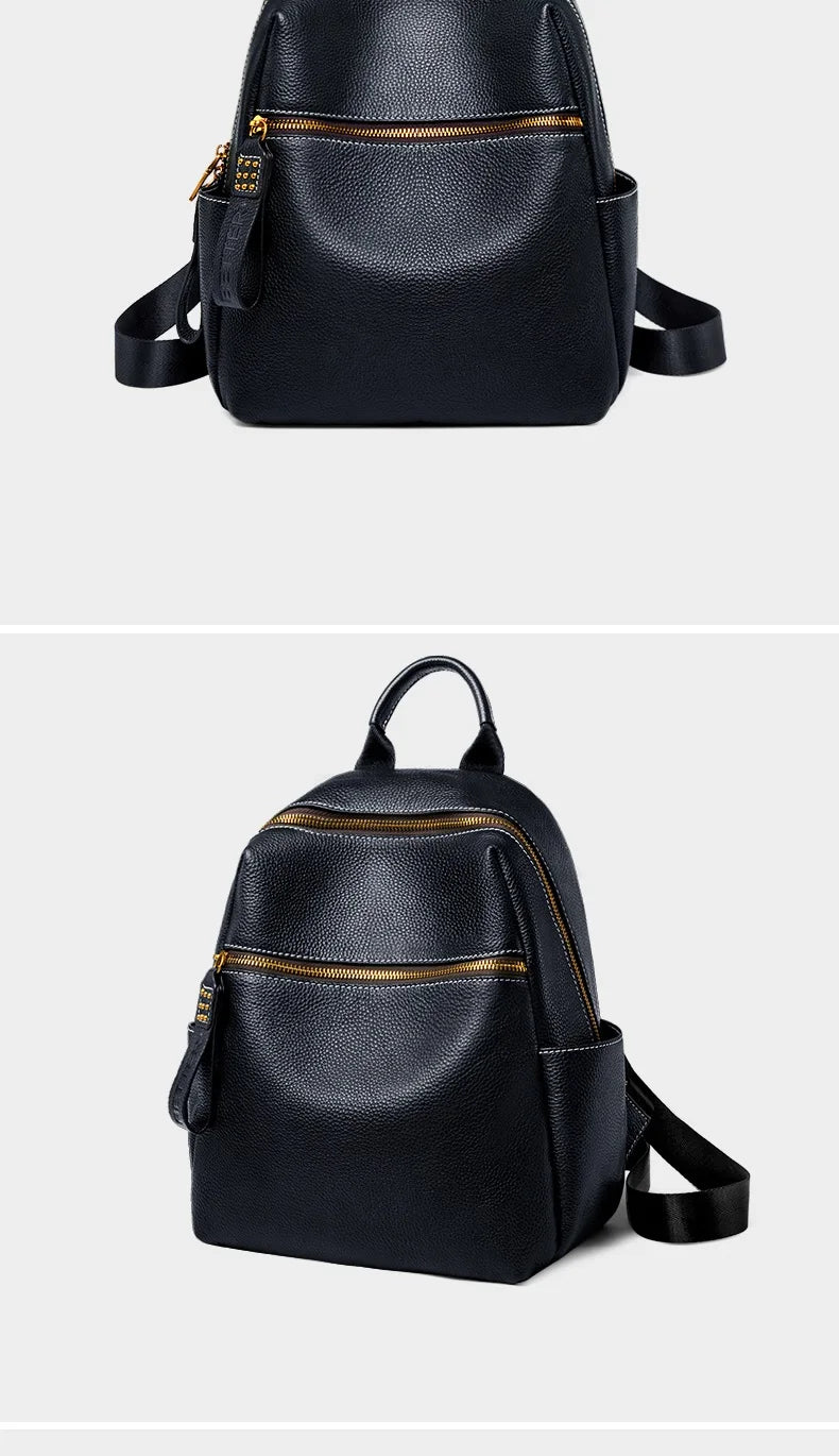 ZOOLER Top Sell Genuine leather Backpack Women Real Leather Travel Bags Style Backpack Soft Skin Female School Girl  Bags MY113