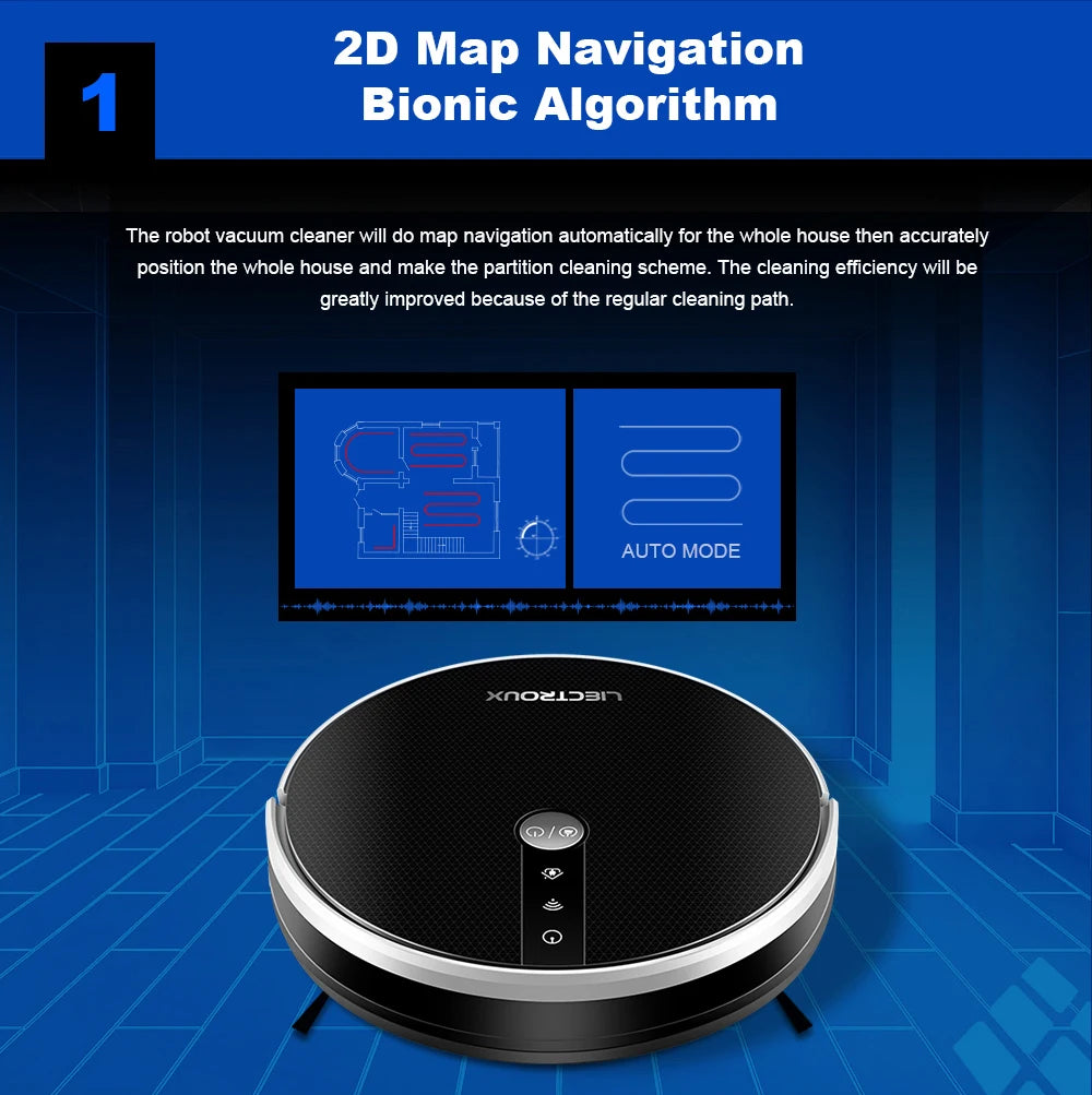 LIECTROUX/LILIN C30B Robot Vacuum Cleaner