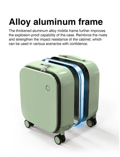 Mixi 18-inch Carry-on Suitcase