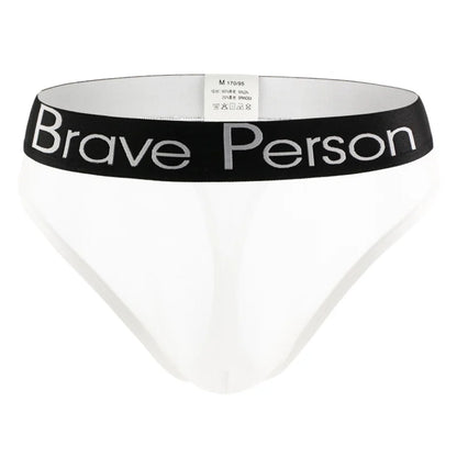 BRAVE PERSON Transparent Men's Briefs - Low-Waist Mesh Gauze Breathable Underwear