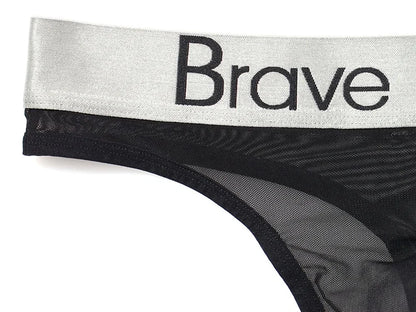 BRAVE PERSON Transparent Men's Briefs - Low-Waist Mesh Gauze Breathable Underwear