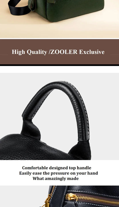 ZOOLER Top Sell Genuine leather Backpack Women Real Leather Travel Bags Style Backpack Soft Skin Female School Girl  Bags MY113