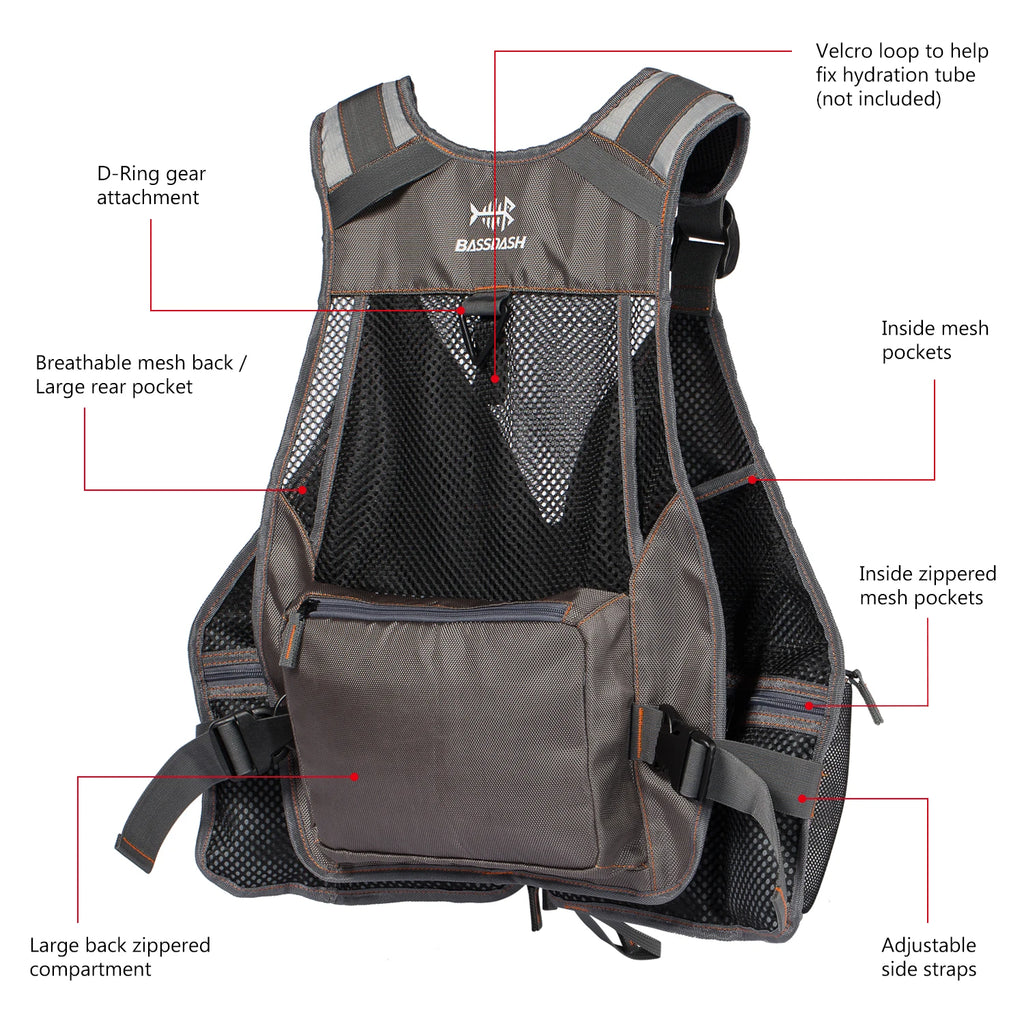 BASSDASH Fishing Vests ShopHub