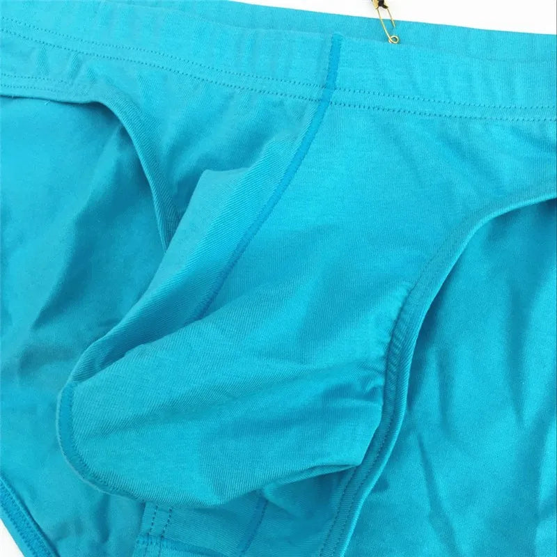 BRAVE PERSON Sexy Men's Briefs Cotton Underwear U Convex Pouch Low Waist