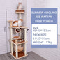 Summer Cooling Ice Rattan Activity Centre Cat Scratching Post Condo Treehouse dealonline.co.nz