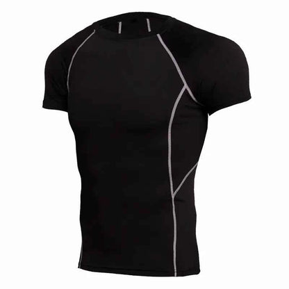 Men's Quick-Dry Camouflage Short Sleeve T-Shirt - Athletic Sports Tee | Outdoor Wear