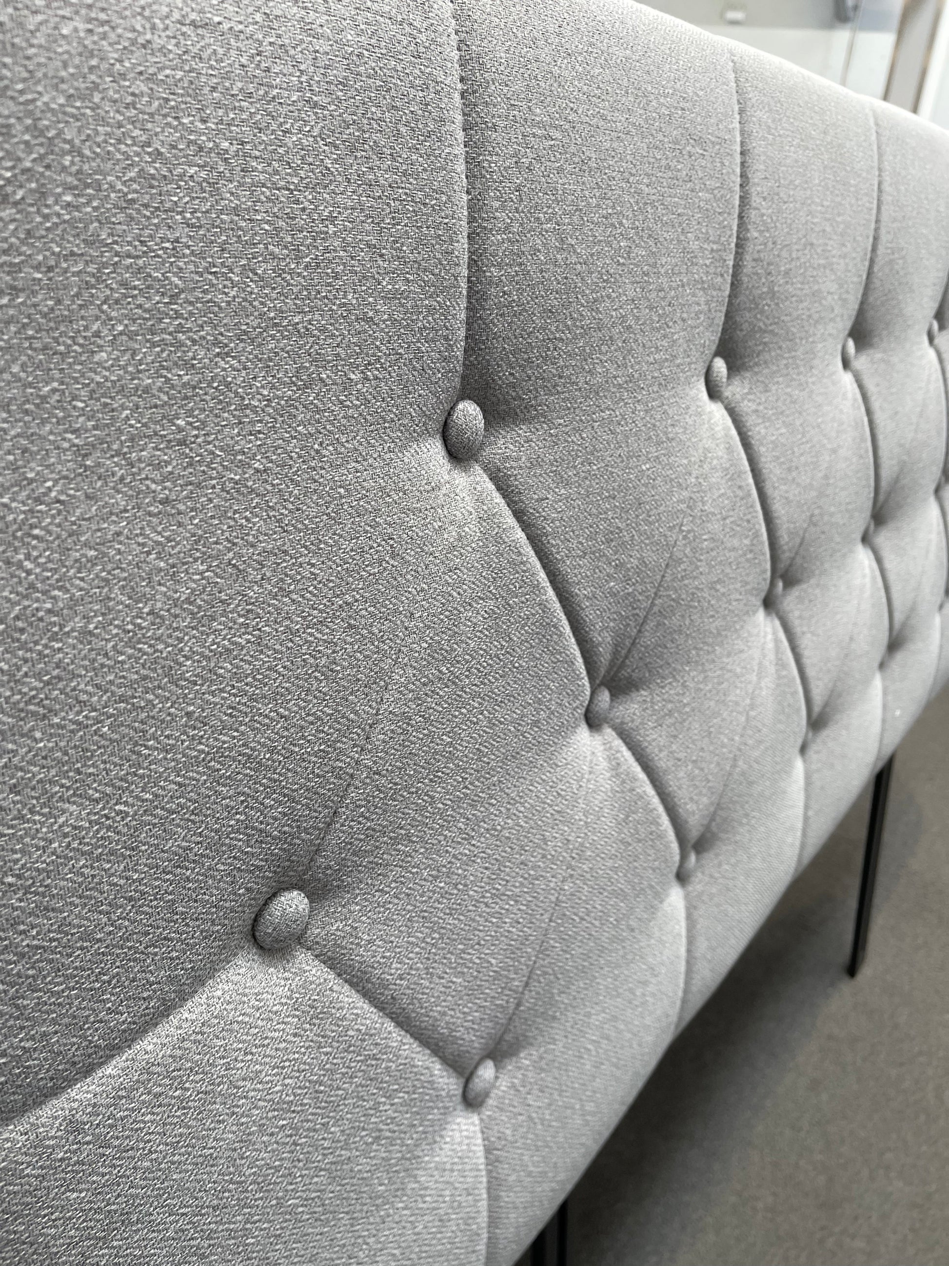 Fenland Headboard Light Grey Queen sue-e furniture