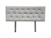 Fenland Headboard Light Grey Queen