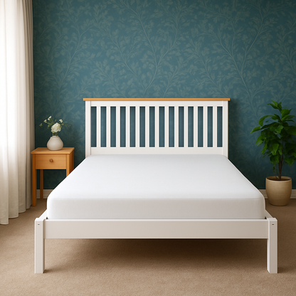 Hayes Solid Pine Bed Frame Double sue-e furniture