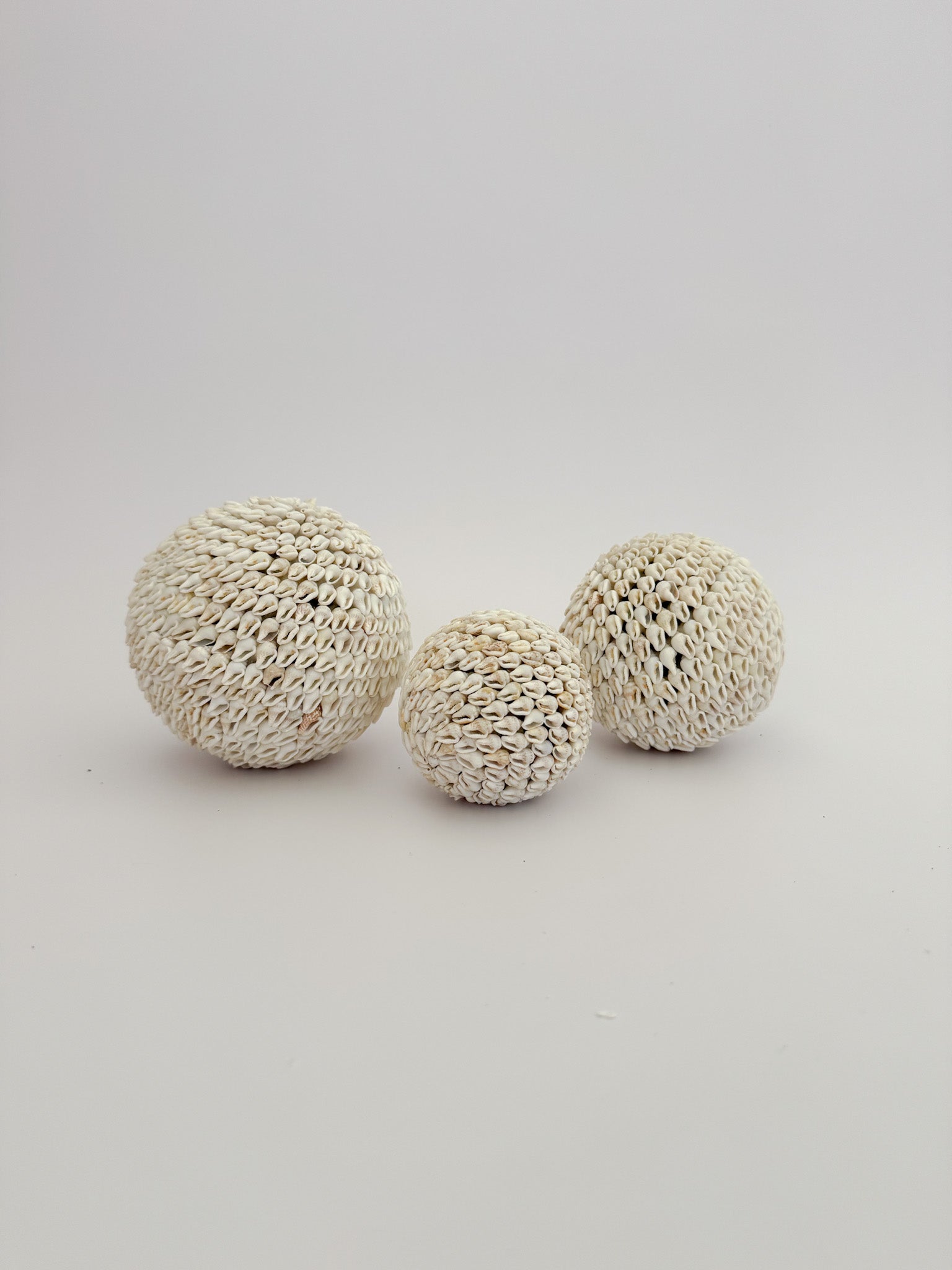 Natural White Shell Ball Inkah Limited