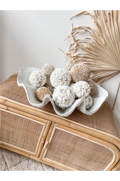 Natural White Shell Ball Inkah Limited