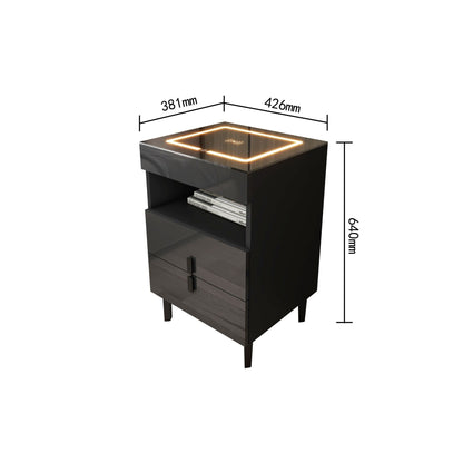'Nicola' Smart Bedside Table with Intelligent Wireless Charging sue-e furniture