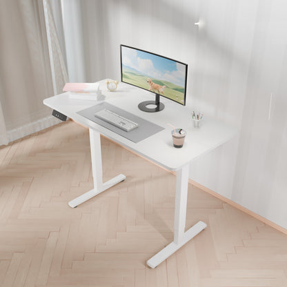 Electra Ergo Single Motor Sit Stand Desk White 1.4m sue-e furniture