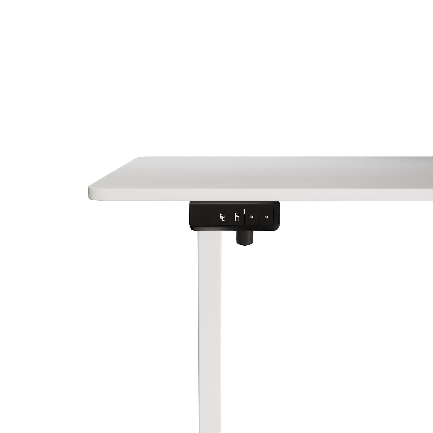 Electra Ergo Single Motor Sit Stand Desk White 1.2m sue-e furniture