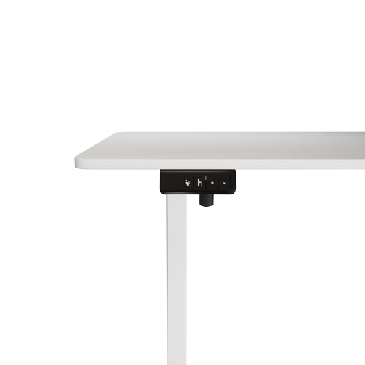 Electra Ergo Single Motor Sit Stand Desk White 1.2m sue-e furniture