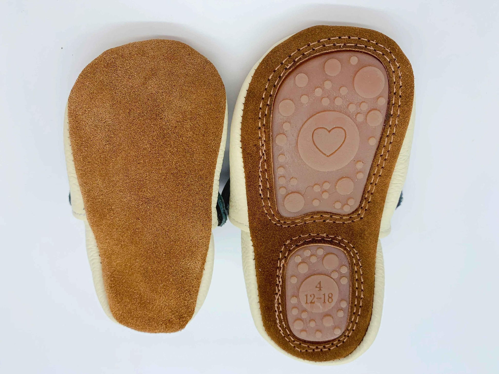 Bow Pink Baby Leather Flat Shoes