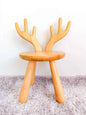 Solid Wood Kids Moose Chair - Adorable Zoo-Inspired Furniture for Little Ones