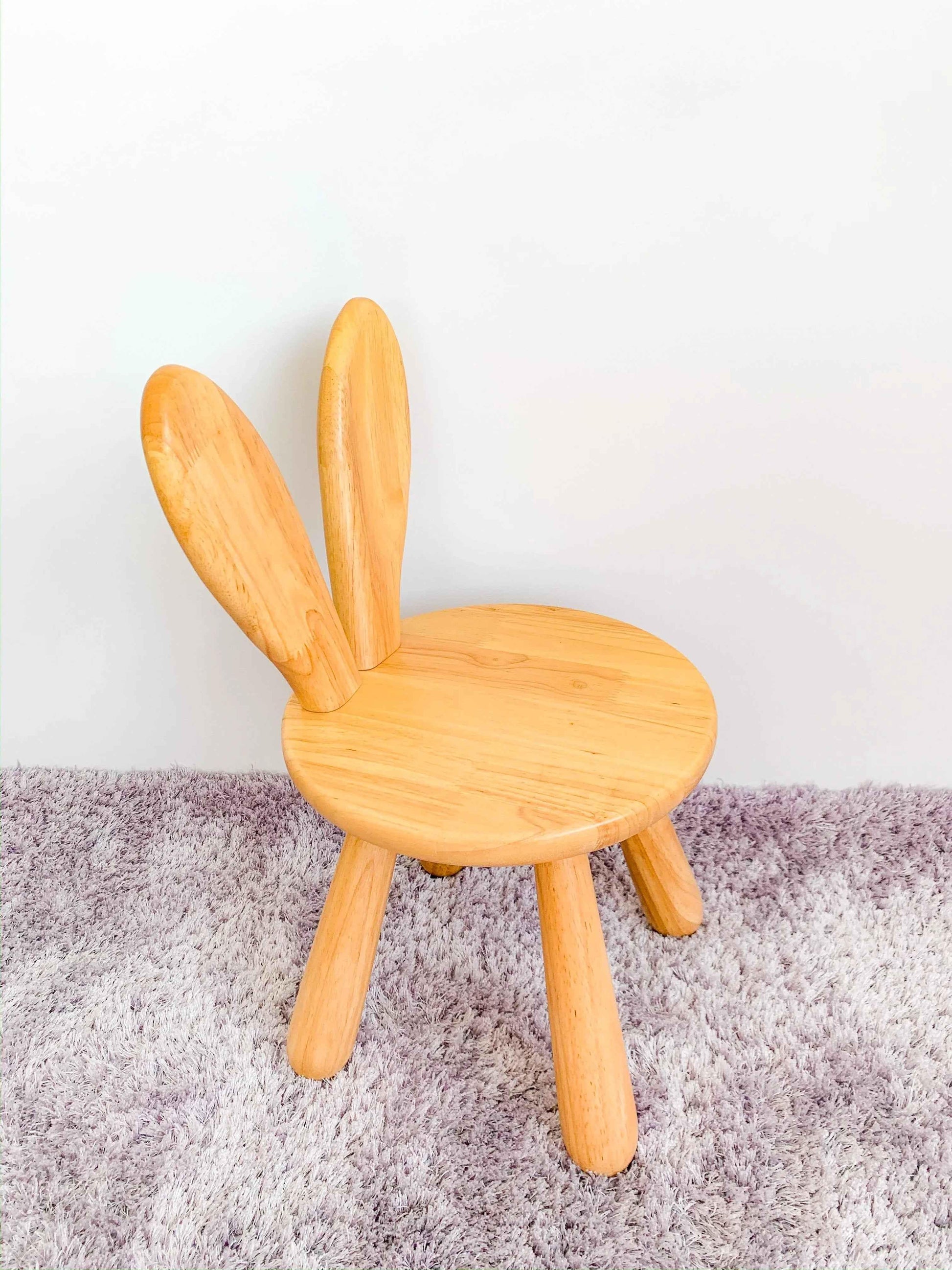 Solid Wood Kids Furniture Zoo Bunny Chair