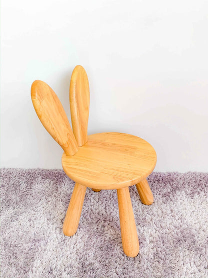 Solid Wood Kids Furniture Zoo Bunny Chair