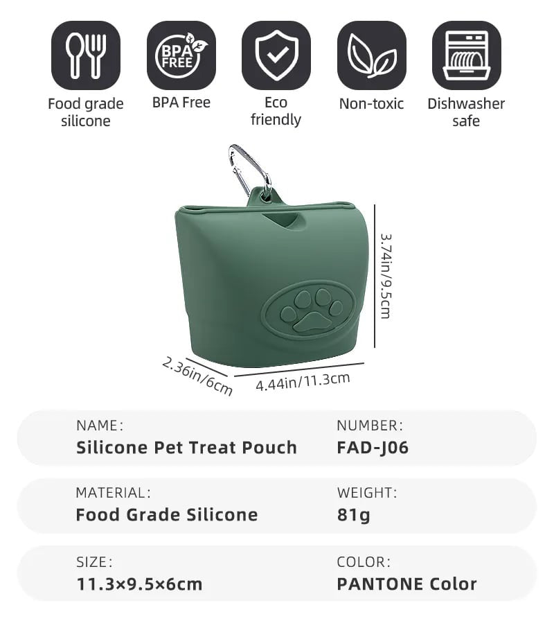 Silicone Dog Treat Pouch DogTreatNZ