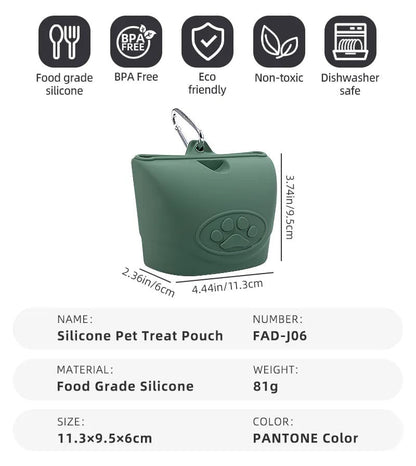 Silicone Dog Treat Pouch DogTreatNZ