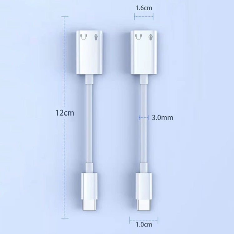 USB-C / Type-C to 8 Pin Audio Adapter Cable for iPhone 15 Series
