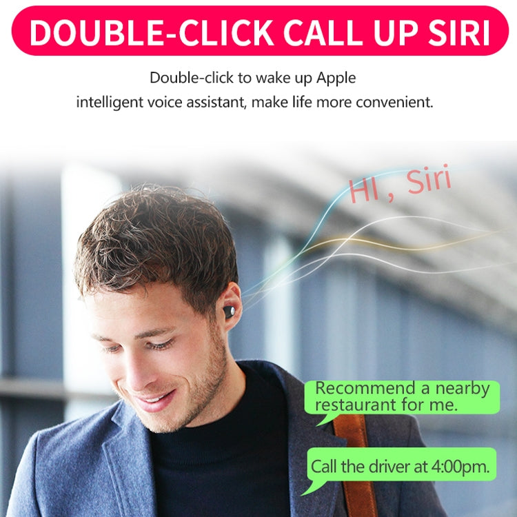 Q2 TWS Bluetooth 5.0 Binaural Stereo Wireless Sports Bluetooth Earphone