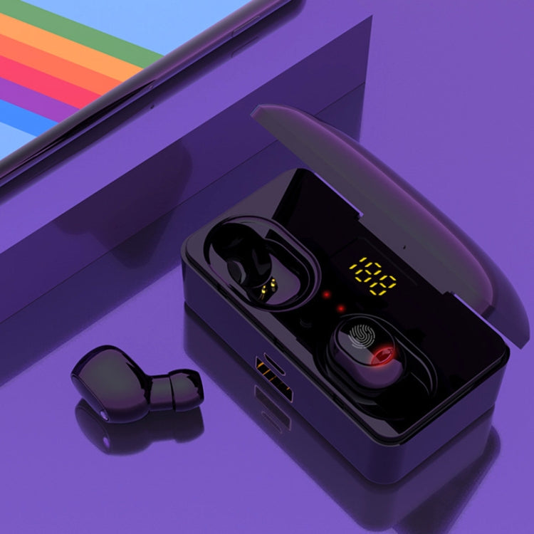 G10 TWS Bluetooth 5.0 Wireless Bluetooth Earphone with Charging Box, Support Digital Display & HD Call & Power Bank