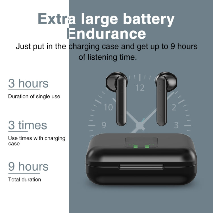 P100pro TWS Bluetooth 5.0 Touch Wireless Bluetooth Earphone with Charging Box & LED Smart Digital Display, Support Siri & Call