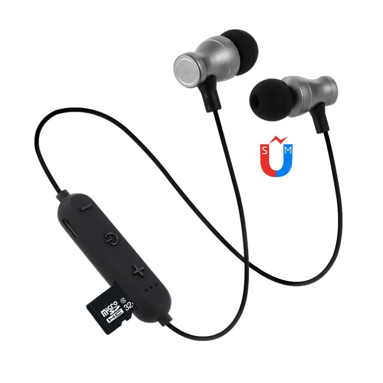 F11 Bluetooth 4.2 Hanging Neck Design Bluetooth Headset, Support Music Play & Switching & Volume Control & Answer