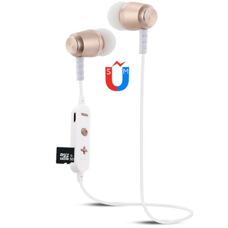 F15 Bluetooth 4.2 Hanging Neck Design Bluetooth Headset, Support Music Play & Switching & Volume Control & Answer