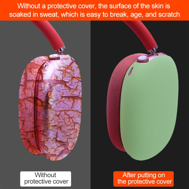 A Pair Full Coverage Anti-scratch Silicone Headphone Protective Case for AirPods Max