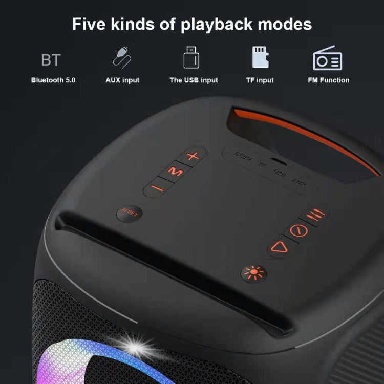 HOPESTAR Party100 Bluetooth 5.0 Portable Waterproof Wireless Bluetooth Speaker with Mobile Charging Function