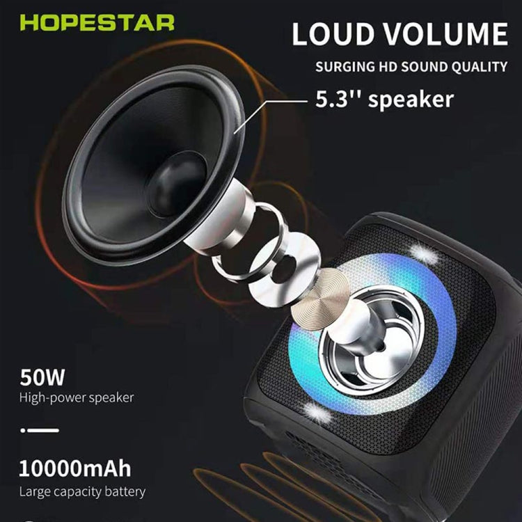 HOPESTAR Party100 Bluetooth 5.0 Portable Waterproof Wireless Bluetooth Speaker with Mobile Charging Function