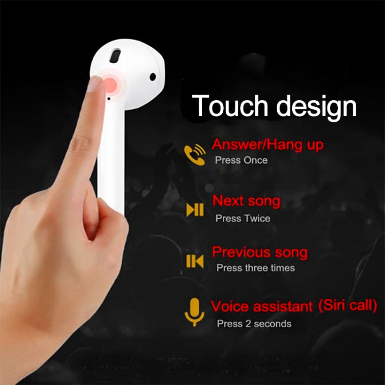 Lanpice XY-PODS10 TWS Bluetooth Headset 5.0 Full Touch Support Open Cover Popup Bluetooth Headset Support Wireless Charge Function