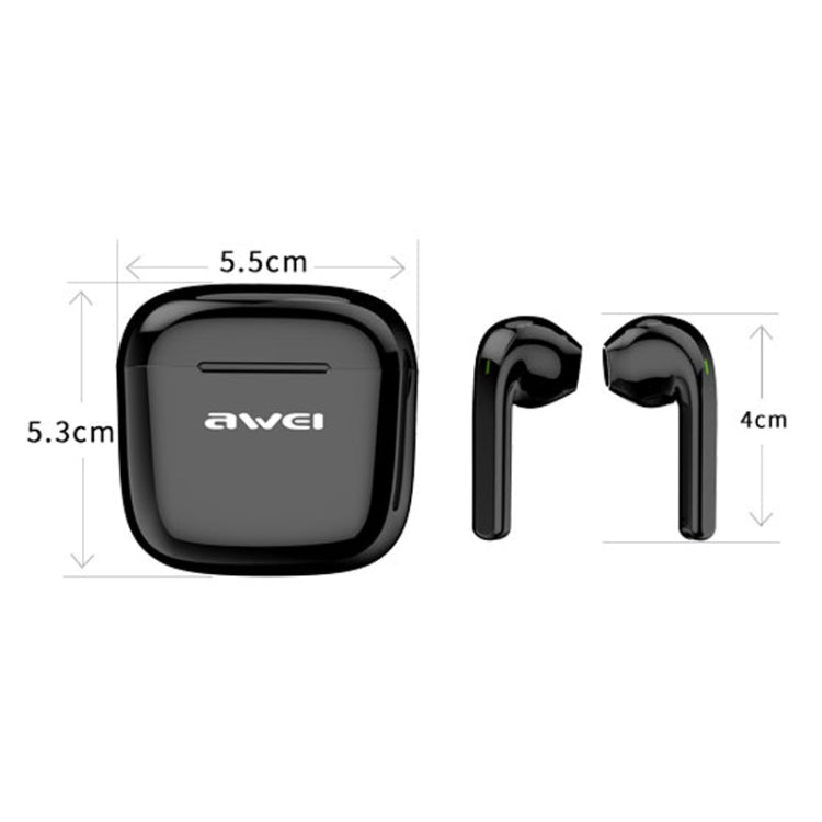 awei T26 Pro TWS Bluetooth V5.0 Ture Wireless Sports Headset with Charging Case