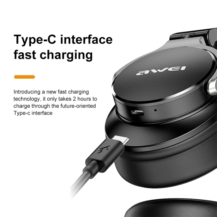 awei A710BL Foldable ANC Noise Cancelling Bluetooth Wireless Headset