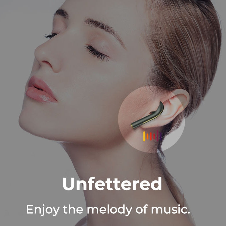 J18 Bluetooth 5.0 TWS Wireless Binaural Bluetooth Earphone with Charging Box