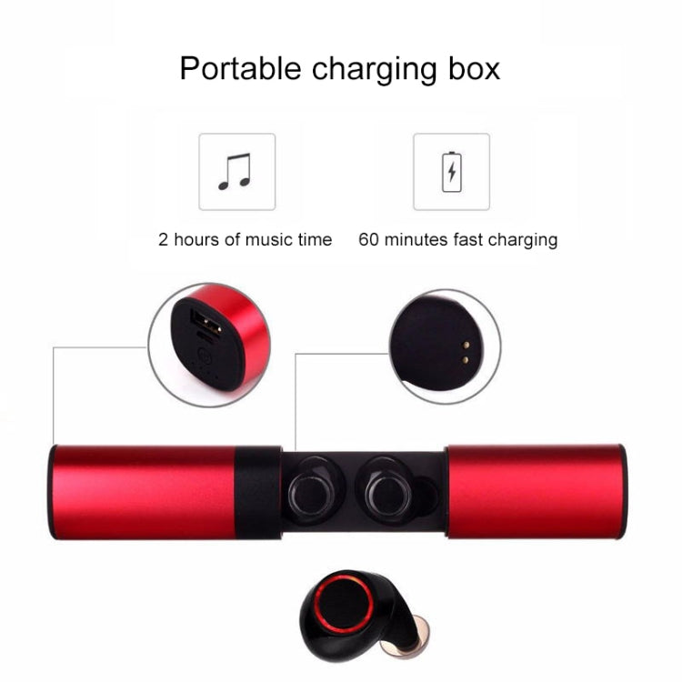 Drawer Type S2 Ear-in TWS Bluetooth V5.0 Wireless Earphones