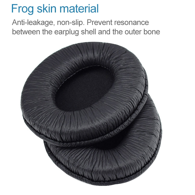 2 PCS For Sennheiser HD202 / HD212 / HD437 / HD447 / HD457 / HD497 Headphone Cushion Sponge Cover Earmuffs Replacement Earpads