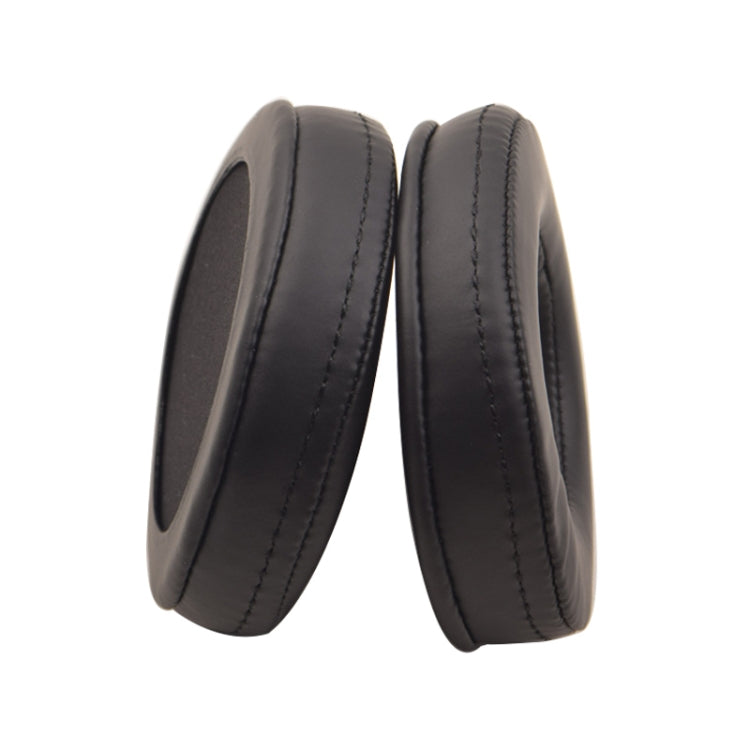 2 PCS For Skullcandy / HESH 2.0 HESH Thickened Earphone Cushion Cover Earmuffs Replacement Earpads with White Thread Sewing(Black)