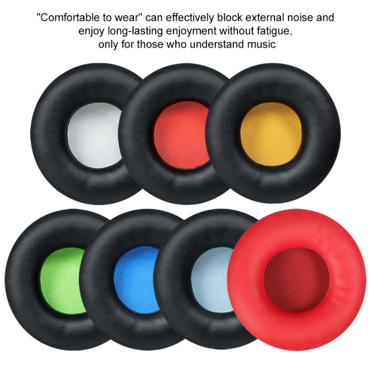 2 PCS For Skullcandy / HESH 2.0 HESH Ordinary Earphone Cushion Cover Earmuffs Replacement Earpads with Mesh(Red+Red Mesh)