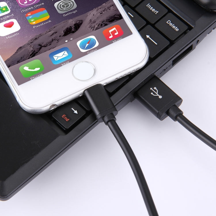 1m 3A 8 Pin to USB Data Sync Charging Cable for iPhone, iPad, Diameter: 4 cm