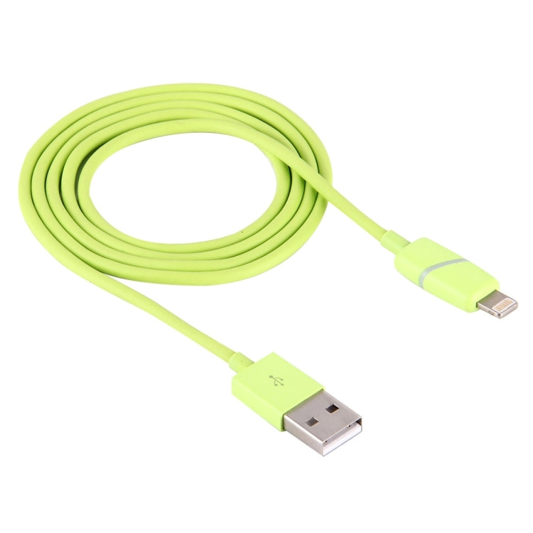 1m Circular Bobbin Gift Box Style 8 Pin to USB Data Sync Cable with Indicator for iPhone, iPad